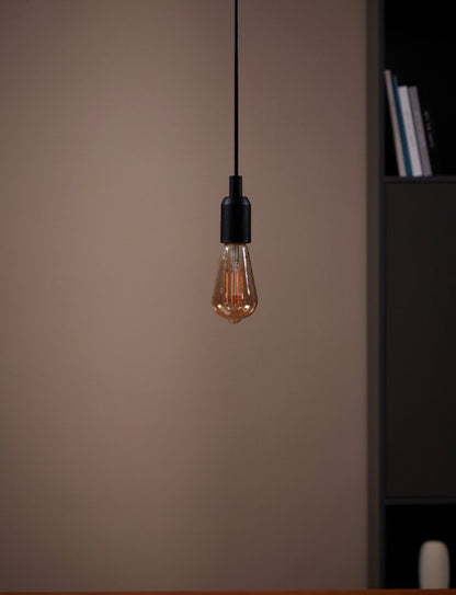 BULB-E27-LED ST64 4W AMBER 1700K | 110067