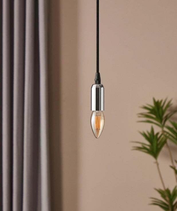 BULB-E14-LED C35 4W AMBER 1700K | 110069