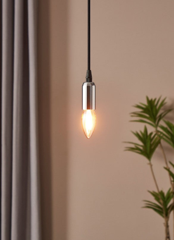 BULB-E14-LED C35 4W AMBER 1700K | 110069