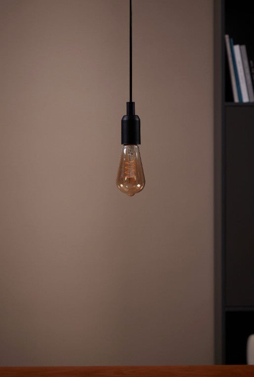 BULB-E27-LED ST64 4W 2200K AMBER SPIRAL | 110077