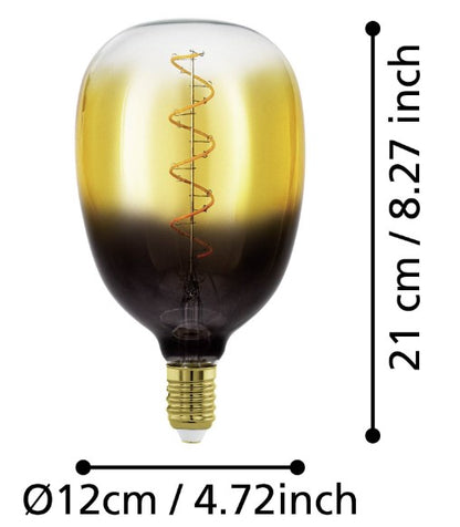 BULB-E27-LED T120 4W SAND 1 STK | 110225