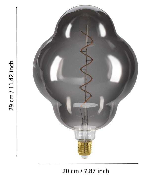 LM-E27-LED CL200 4W SMOKY 1 STK | 110255