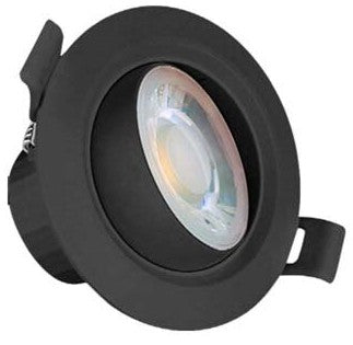 IP44 LED TILT DOWNLIGHTER BLACK | 1403BLCCT