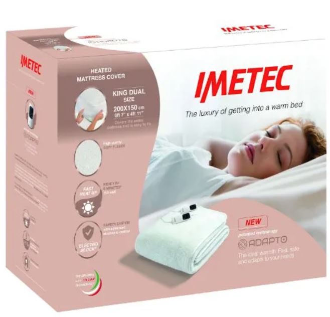 IMETEC ADAPTO KING DUAL MATTRESS COVER BLANKET | 16734