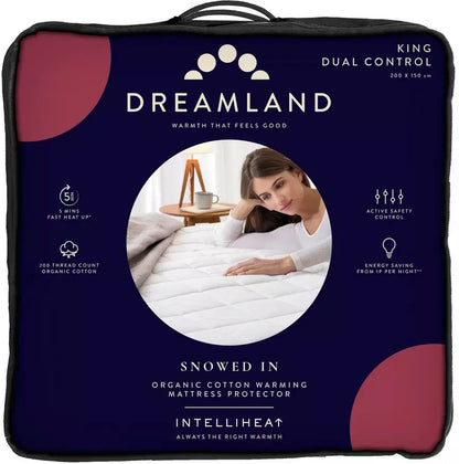 DREAMLAND KING DUAL MATTRESS COVER BLANKET | 16889