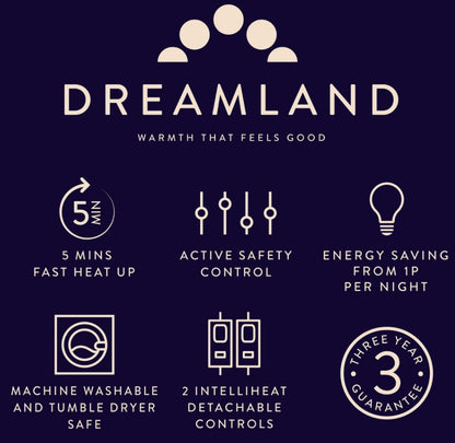 DREAMLAND KING DUAL COSY DREAMER UNDERBLANKET | 16999