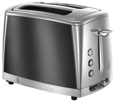 RUSSELL HOBBS LUNA 2 SLICE TOASTER GREY | 23221