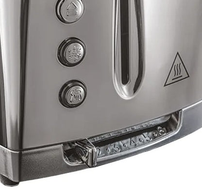 RUSSELL HOBBS LUNA 2 SLICE TOASTER GREY | 23221