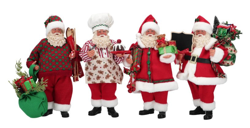 SANTA STANDING 28CM 18X13X28CM RED  | 247022