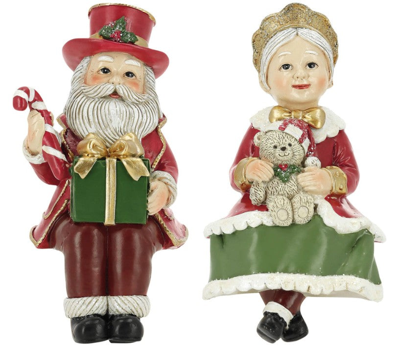 SANTA AND MRS SANTA SITTING | 262001