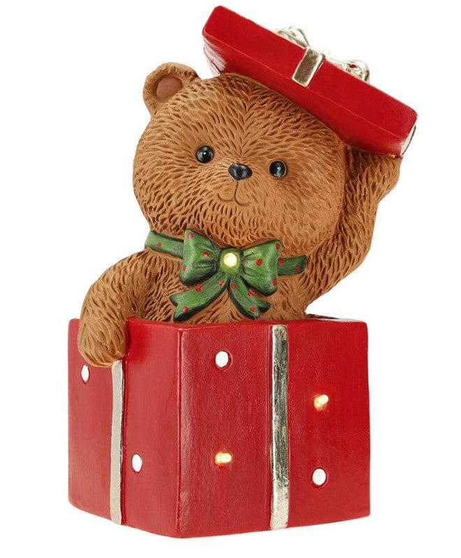 BEAR IN GIFT BOX MGO LED | 262216