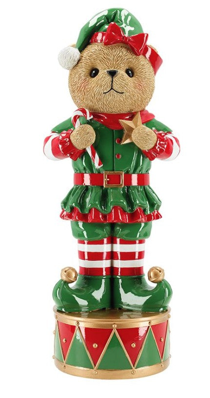BEAR ON DRUM POLY  MULTICOLOR | 262902