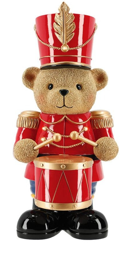 NUTCRACKER BEAR WITH DRUM B/O  | 263022