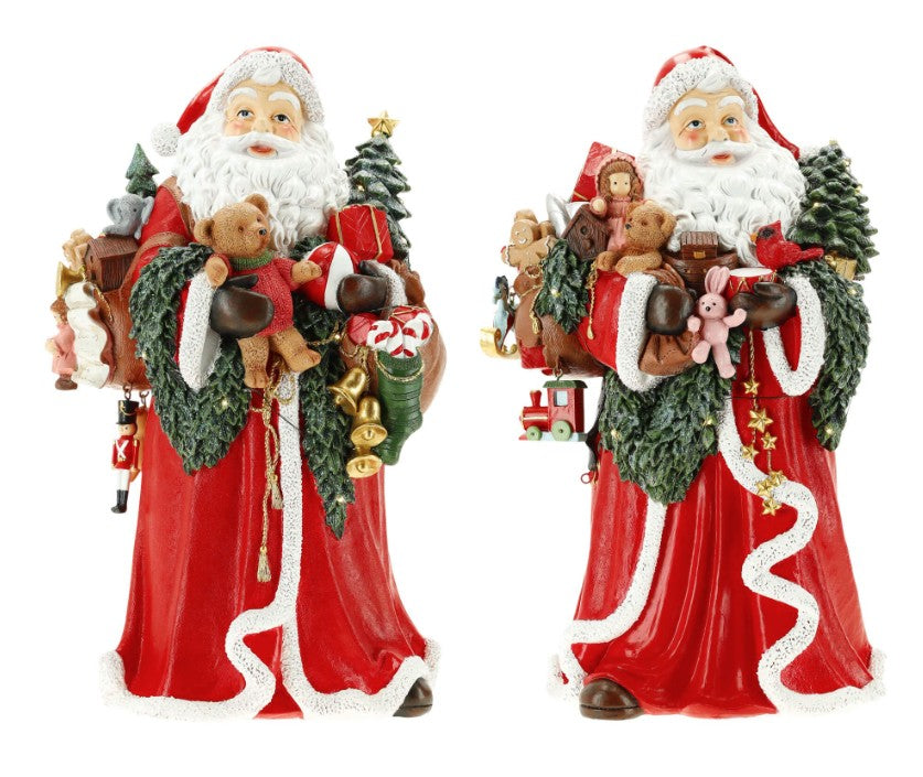 SANTA DECORATED B/O LED | 263732