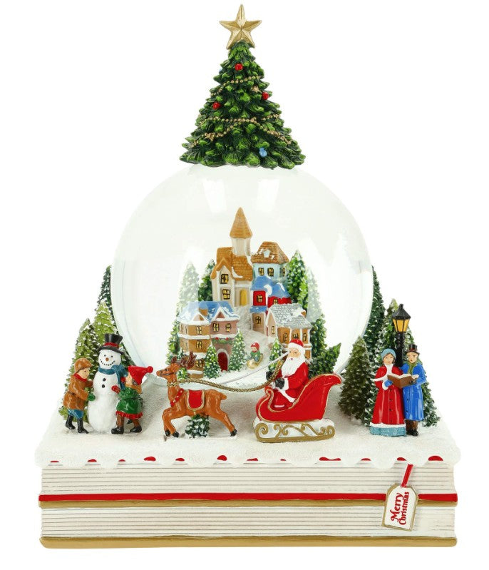 WATERBALL CHRISTMAS VILLAGE ON BOOK | 266603