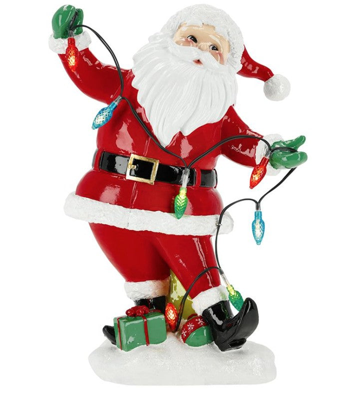 SANTA WITH LED GARLAND MULTICOLOR | 267211