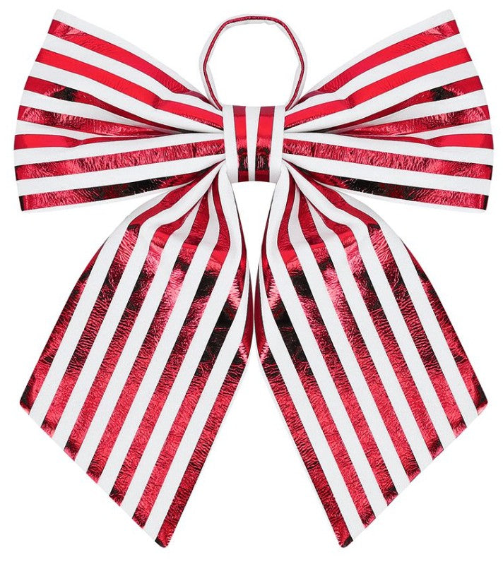 BOW STRIPED RED/WHITE | 267457