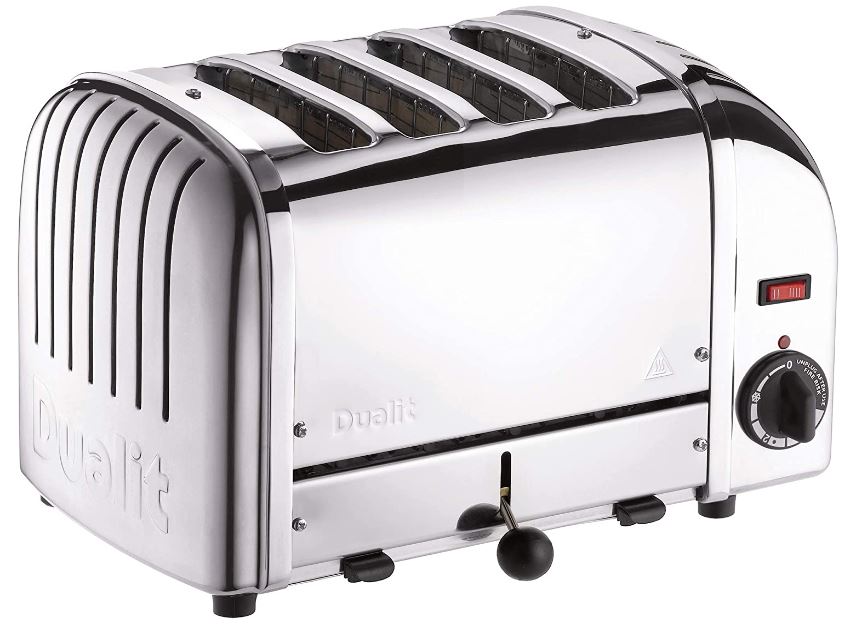 DUALIT 4 SLICE TOASTER POLISHED STAINLESS STEEL | 40352