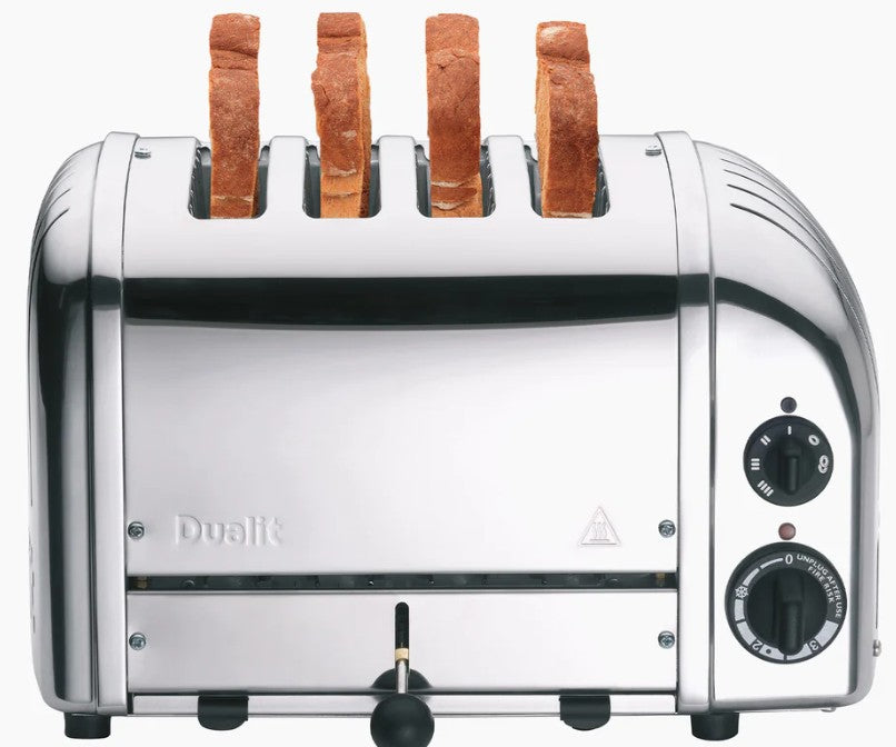 DUALIT 4 SLICE TOASTER POLISHED STAINLESS STEEL | 40352