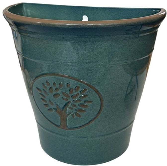 BLENHEIM WALL POT - SEA GREEN | 43534