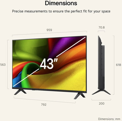 LG 43 INCH 4K SMART TV | 43NU850B6LAAEI