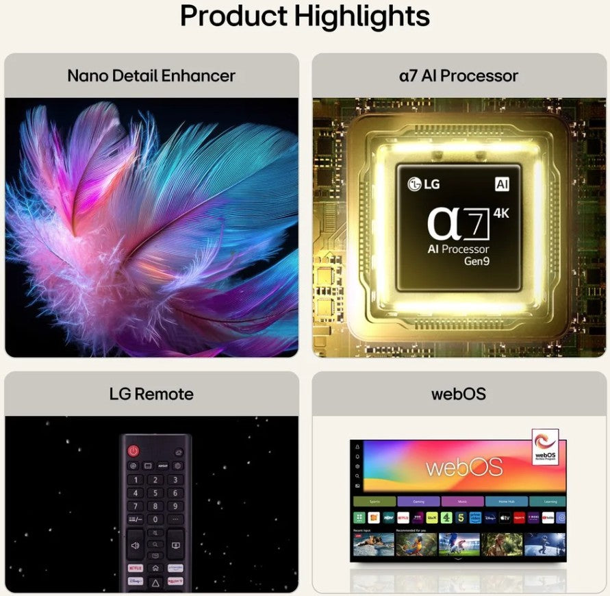 LG 43 INCH 4K SMART TV | 43NU850B6LAAEI