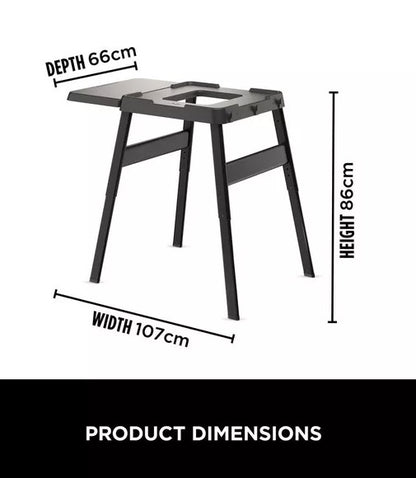 NINJA WOODFIRE ADJUSTABLE STAND AND SIDE TABLE  | 4718J800EUUK