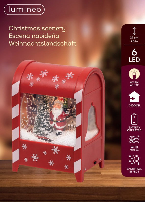 LED SNOW BLOWER MAILBOX SNOWFALL BO | 489579