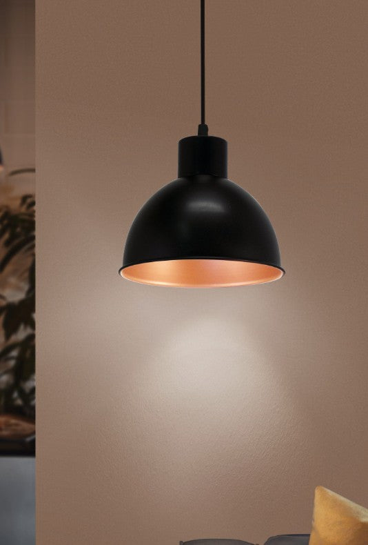 HL/1 E27 BLACK/COPPER 'TRURO 1' | 49238