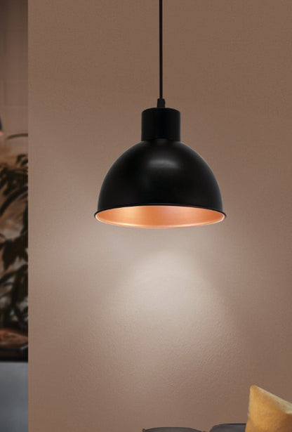 HL/1 E27 BLACK/COPPER 'TRURO 1' | 49238
