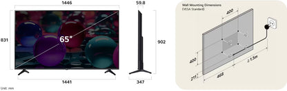 LG 65 INCH LED 4K HDR SMART TV | 65UA73006