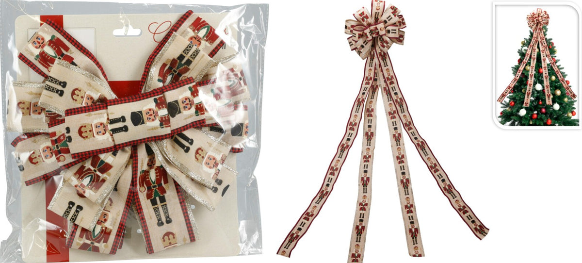 TREE TOP BOW 130X33CM NUTCRACK | 747000510