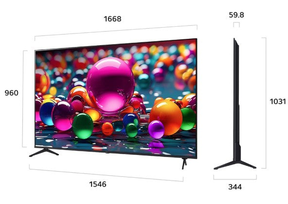 LG 75 INCH 4K ULTRA HD LED SMART TV | 75UA75006LA