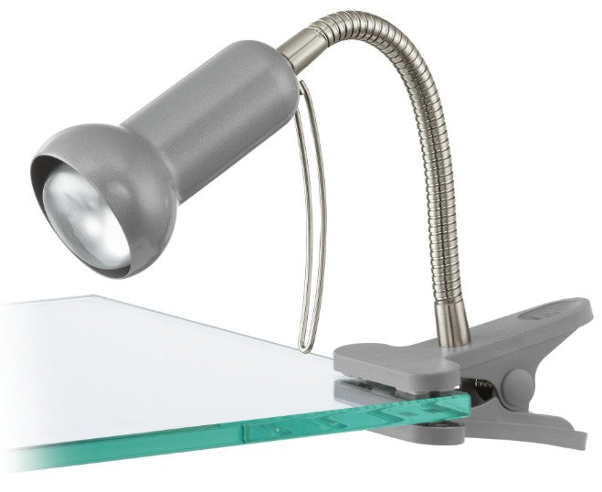 CLIP-LAMP/1 FLEXIBLE SILVER 'FABIO' | 81265