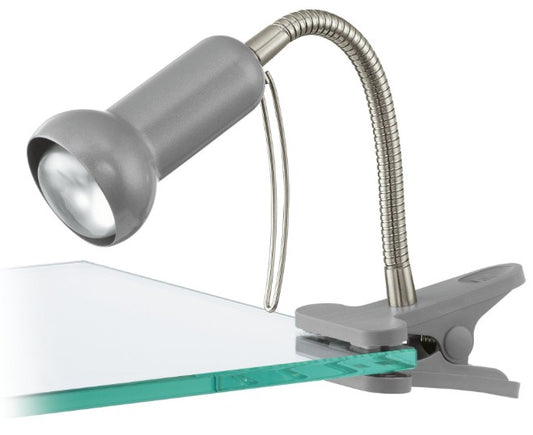 CLIP-LAMP/1 FLEXIBLE SILVER 'FABIO' | 81265