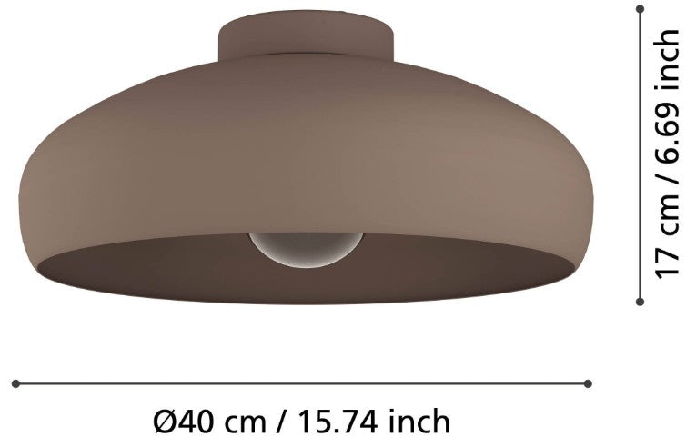 CL/1 E27 MOCHA-COLOURED 'MOGANO' | 900359