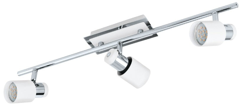 3-LIGHT CHROME/WHITE 'DAVIDA | 92086