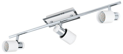 3-LIGHT CHROME/WHITE 'DAVIDA | 92086