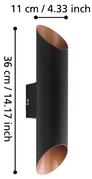 OD-LED-WL/2 BLACK/COPPER 'AGOLADA' | 94804