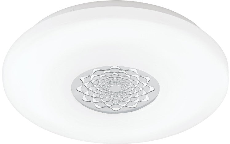 LED-CL Ø400 WHITE/CHROME GLITTER 'CAPASS | 96026
