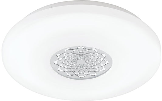 LED-CL Ø400 WHITE/CHROME GLITTER 'CAPASS | 96026