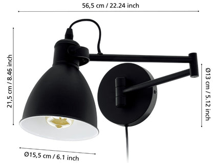 WL/1 E27 BLACK 'SAN PERI' | 97886
