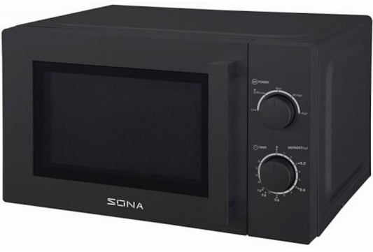 SONA 20 LITRE 700 WATT MICROWAVE BLACK | 980611