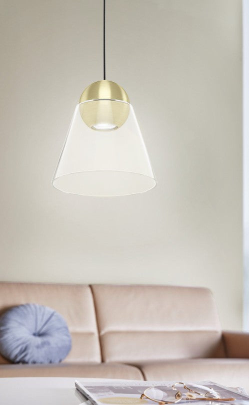 HL/1 GU10 BRASS-BR/CLEAR 'CERASELLA' | 99628