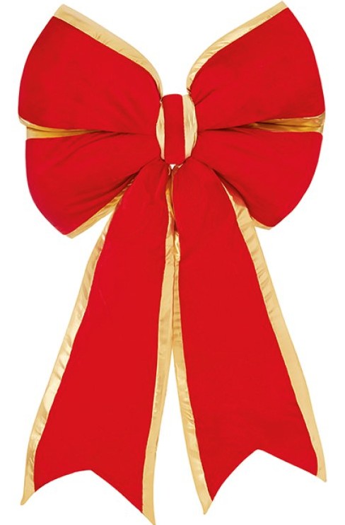 76X60CM EDGE VELOUR BOW | AC205520R