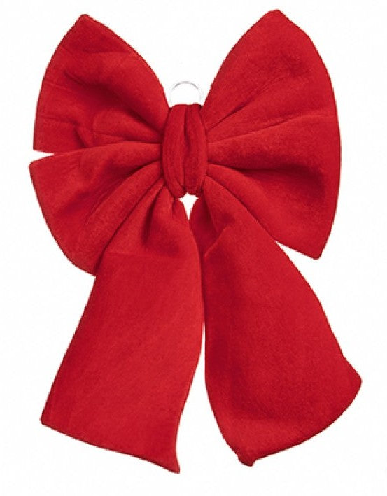 70CM RED VELVET BOW | AC262437R