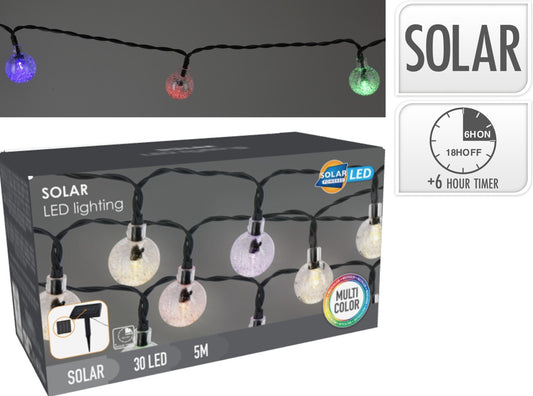 SOLAR LIGHT BALL 30LED | AEX100580