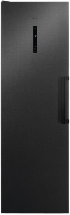 AEG FREESTANDING TALL FREEZER BLACK STEEL | AGB728E5NB