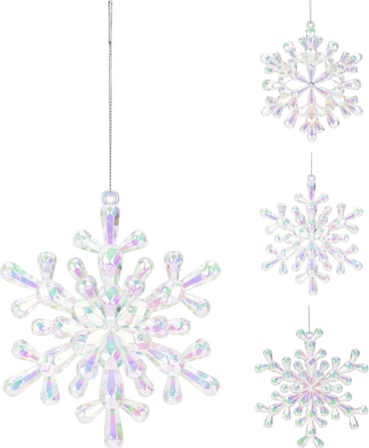 SNOWFLAKE HANGDECO 12X12CM | AKP100040