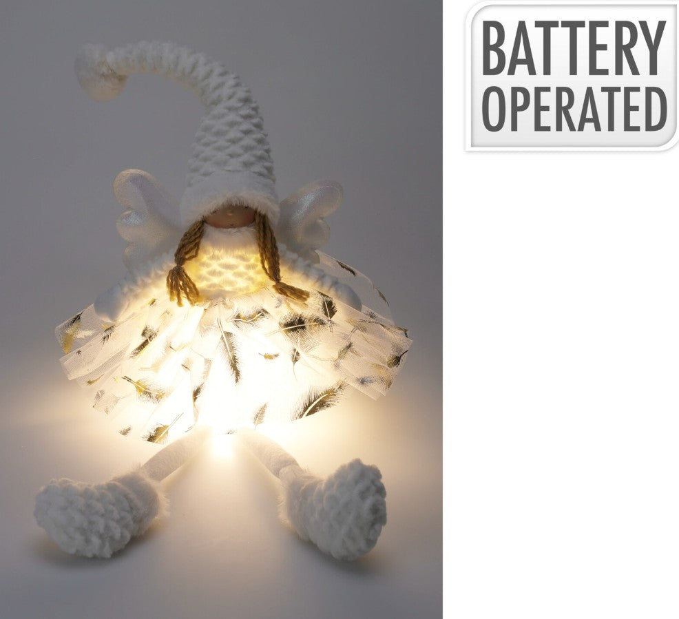 ANGEL GIRL W LED 60CM WHITE | AMA000420